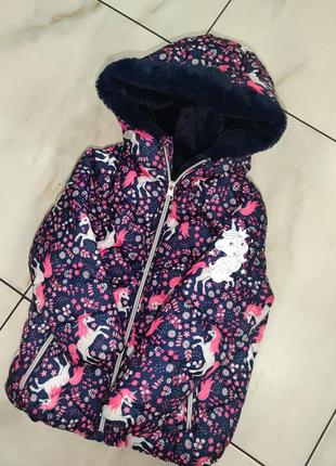 Куртка для девочки утепленная infinity kids 2-3 года (92-98см)