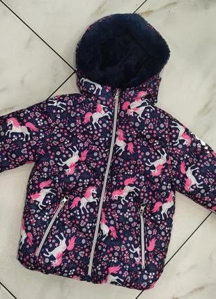 Куртка для девочки утепленная infinity kids 2-3 года (92-98см)