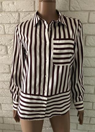 Шикарная и стильная рубашка фирмы next, очень приятная и качественная ткань, модный дизайн, красивый цвет.