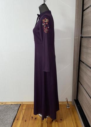 Довга сукня з вишивкою 💐6 фото