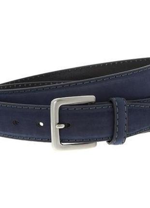 Osprey london мужской синий замшевый (кожаный) ремень. navy leather belt size w38