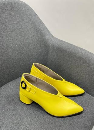 Эксклюзивные туфли ботильоны из натуральной итальянской кожи и замша женские на каблуке10 фото