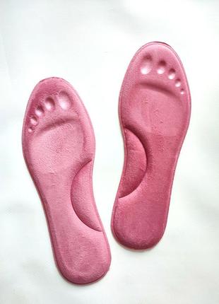 Стелки стельки в обувь розовые пудовый пудровые женские в обувь