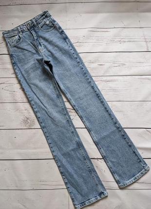 Прямые джинсы, плотные джинсы от stradivarius2 фото