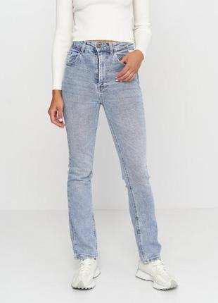 Прямые джинсы, плотные джинсы от stradivarius1 фото