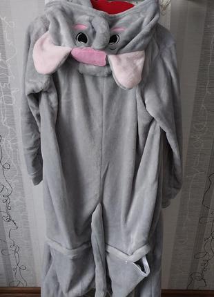 Пижама кигуруми комбинезон халат слоник7 фото