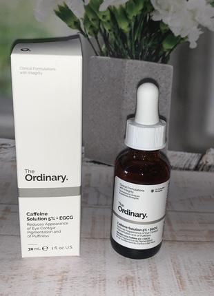 Сыворотка для кожи вокруг глаз the ordinary caffeine solution 5% + egcg 30ml4 фото