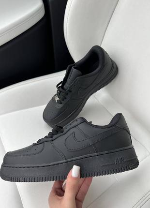 Кроссовки nike air force 1 black lux4 фото