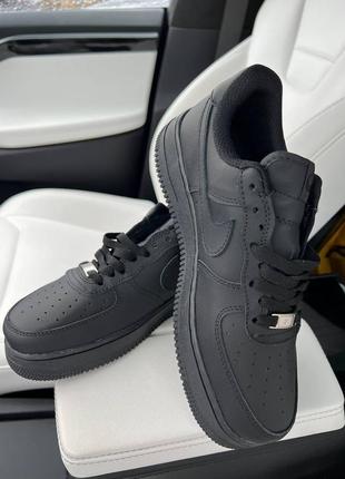 Кроссовки nike air force 1 black lux7 фото