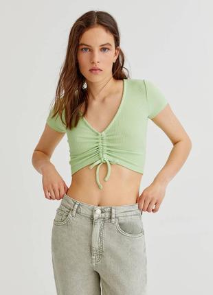 Топ в рубчик от pull &amp; bear1 фото