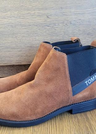 Замшевые ботинки tommy jeans