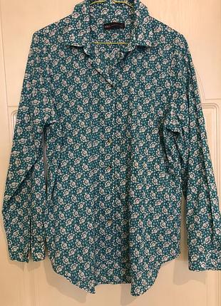 Рубашка бірюзового кольору. 100%cotton