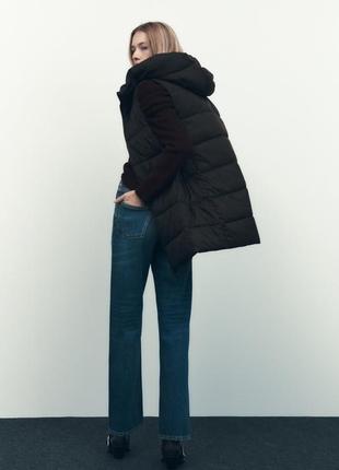 Жилетка zara, стьобаний жилет zara,2 фото