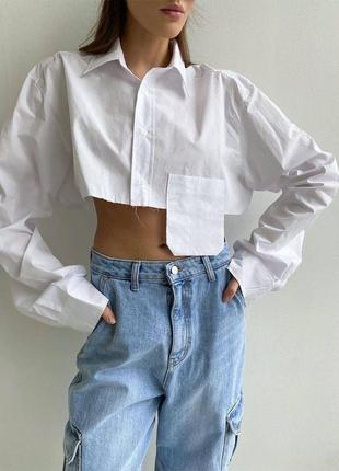Укороченная рубашка