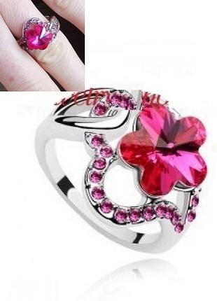 🏵красиве кільце квітка, 16 р., нове!!! арт. 6890