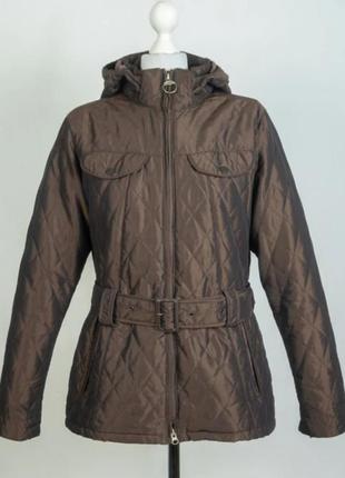Женская стеганная куртка barbour пояс барбур барбор нейлон1 фото