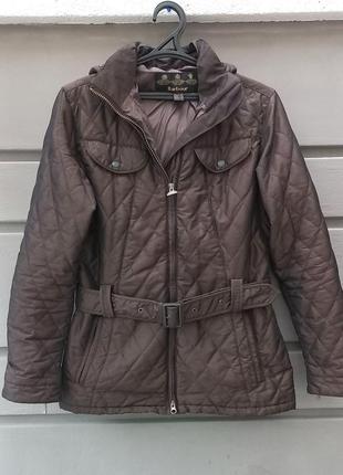 Женская стеганная куртка barbour пояс барбур барбор нейлон2 фото