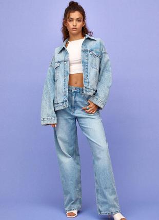 Высокие мешковатые джинсы 90-х1 фото
