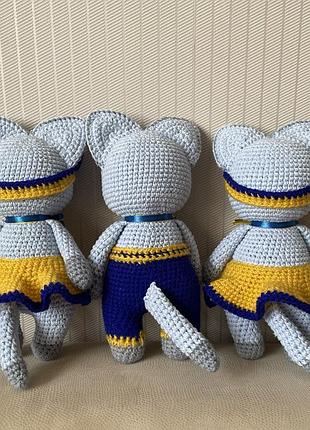 Екологічна іграшка киця-українка, котик-українець8 фото