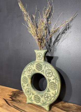 Дизайнерська ваза для сухоцвітів дажбог