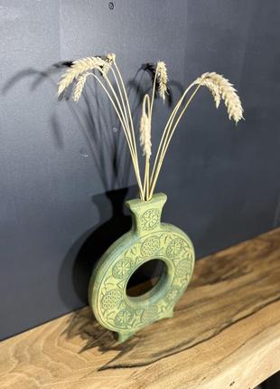 Дизайнерская ваза для сухоцветов дажбог4 фото