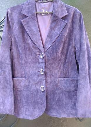 Пиджак, куртка из натуральной замши от тсм2 фото