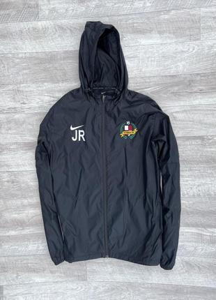 Nike кофта спортивная l черная футбольная