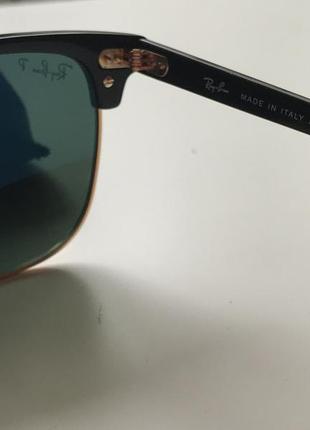 Солнцезащитные очки ray-ban clubmaster rb3016 901/58 polarized2 фото