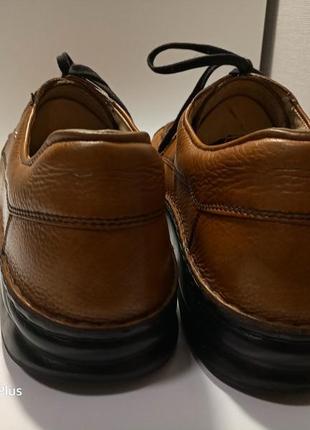 Комфортные кожаные туфли finn comfort germany 45-463 фото