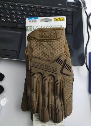 Рукавиці перчаики m-pact  wear mechanix coyote оригінал