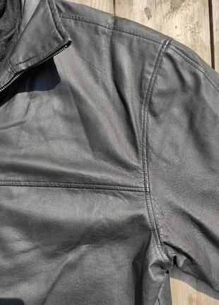 Большой размер, кожаная куртка tcm thibo3 фото