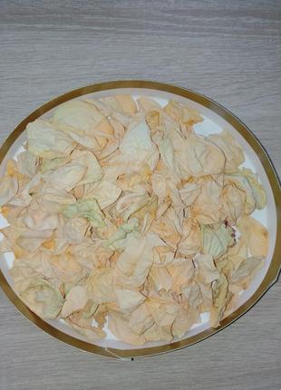 Лепестки роз сушенные для декора подарочных наборов, коробок