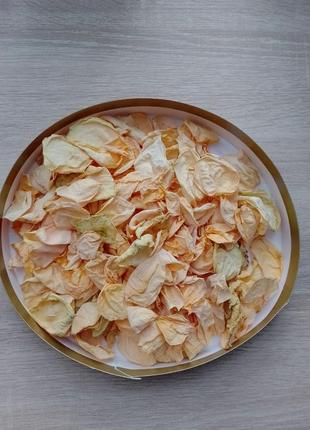 Лепестки роз сушенные для декора подарочных наборов, коробок