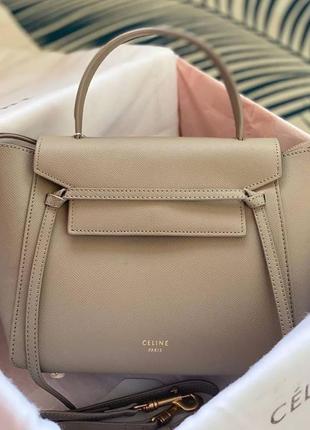 Шкіряна сумка в стилі celine