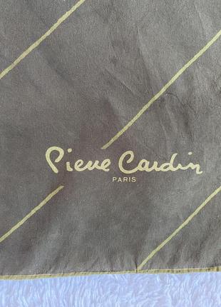 Pierre cardin paris шелковый платок шов роуль2 фото