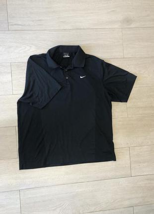 Поло nike golf чорне xl