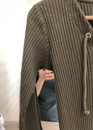 Блуза туника с разрезами в рубчик.3 фото