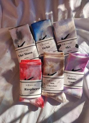 Набір 6 пар шкарпетки nike tie dye