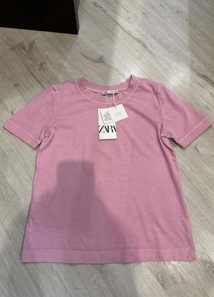 Футболка zara хлопок