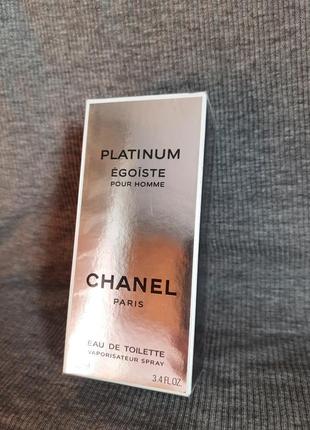 Chanel egoiste platinum шанель егоїст платинум егоїст шанель платинум эгоист 100мл оригинал мужская туалетная вода духи парфюм1 фото