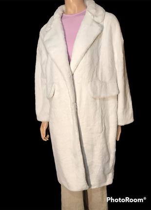 Шуба,шубка искусственный мех,пальто тедди с кармашками под кролика8 фото