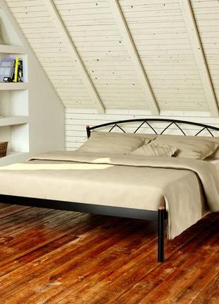 Кровать металлическая жасмин-1
