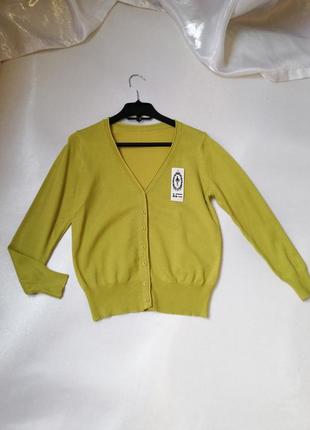 ☘️ кофта светр кардиган з ніжного трикотажу розмір хс-м цікавими ґудзичками наявності рожевий,зелени