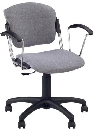 Крісло для персоналу era gtp chrome (ера) з підлокітниками новий стиль