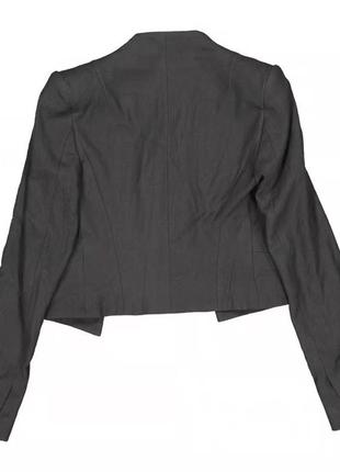 Жакет дизайнерский открытый серый шерсть 'haider ackermann' 44р2 фото