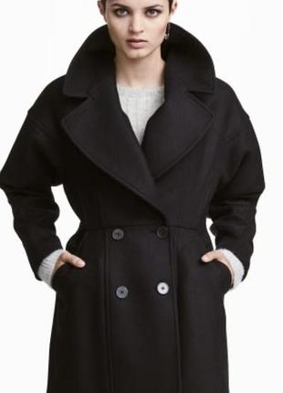 Пальто h&m wool