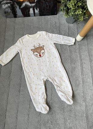Чоловічок махровий 3-6 місяців🥰