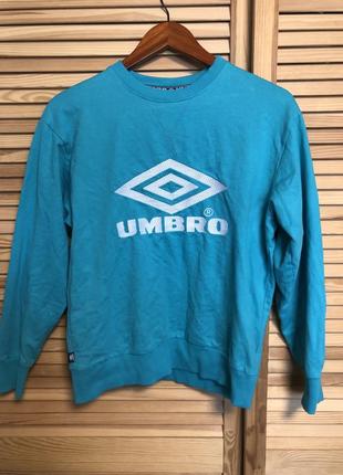 Свитшот umbro мятно балкитный s женская1 фото