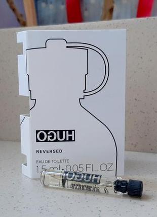 Hugo boss hugo reversed men💥оригинал миниатюра пробник mini spray 1,5 мл книжка3 фото