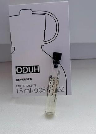 Hugo boss hugo reversed men💥оригинал миниатюра пробник mini spray 1,5 мл книжка4 фото